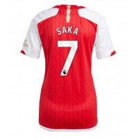 Dres Arsenal Bukayo Saka #7 Domaci za Žensko 2023-24 Kratak Rukav